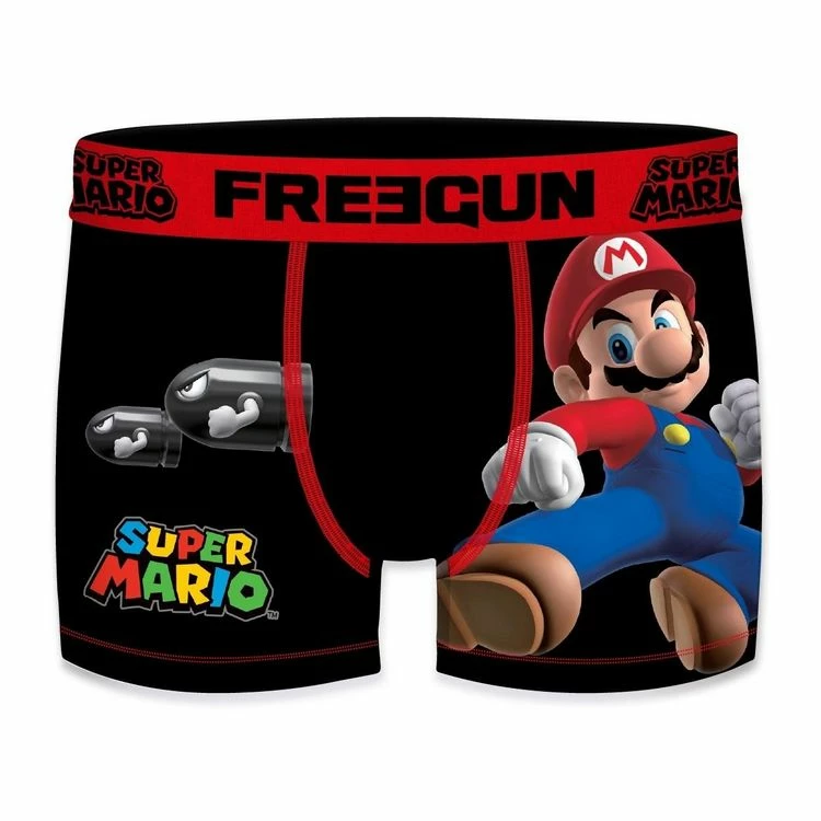 FREEGUN Boxer Homme Super Mario Bros Bill Balles 3 FREEGUN Boxer Homme Super Mario Bros Bill Balles