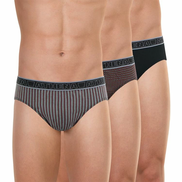Athena Lot De 3 Slips Homme Tonic 3 Athena Lot De 3 Slips Homme Tonic