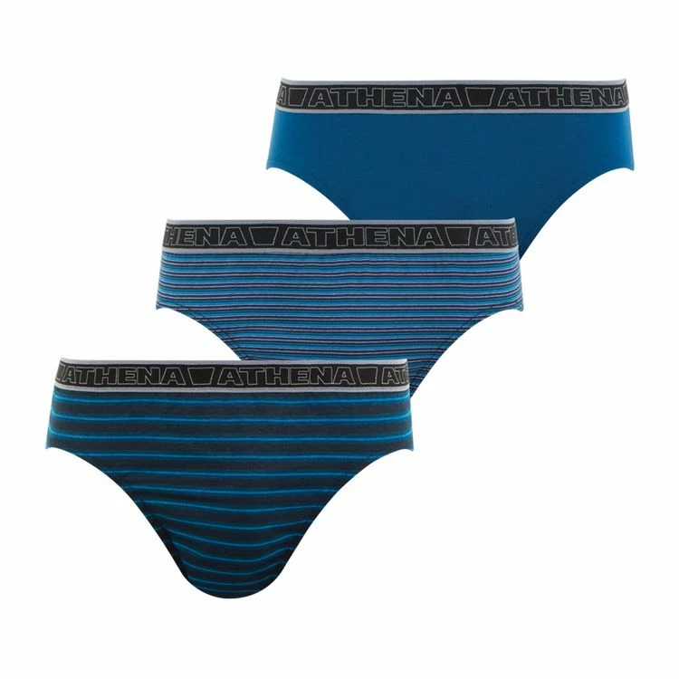 Athena Lot De 3 Slips Homme Tonic 7 Athena Lot De 3 Slips Homme Tonic – Image 5