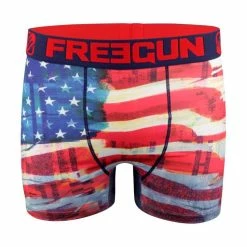 FREEGUN Lot De 5 Boxers Homme Drapeaux -Magasin de vente Relife B2CD 2785