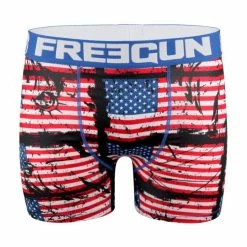 FREEGUN Lot De 5 Boxers Homme Drapeaux -Magasin de vente Relife B2CD 2787