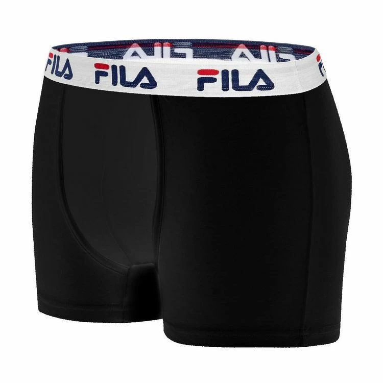FILA Lot De 4 Boxers Coton Homme Fila 5016 Noir Et Bleu 7 FILA Lot De 4 Boxers Coton Homme Fila 5016 Noir Et Bleu – Image 5