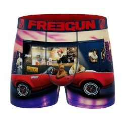 FREEGUN Lot De 4 Boxers Homme Art Attack -Magasin de vente Relife B2CD 2857