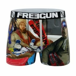 FREEGUN Lot De 4 Boxers Homme Art Attack -Magasin de vente Relife B2CD 2859