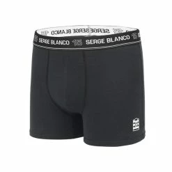SERGE BLANCO Lot De 4 Boxers Coton Homme Unis -Magasin de vente Relife B2CD 2876