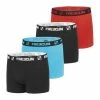 FREEGUN Lot De 4 Boxers Coton Homme Uni