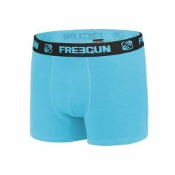 FREEGUN Lot De 4 Boxers Coton Homme Uni -Magasin de vente Relife B2CD 2884
