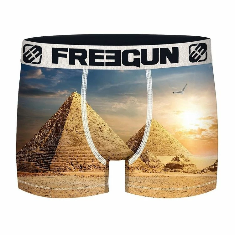 FREEGUN Lot De 4 Boxers Homme En Polyester Recyclé Landscape 5 FREEGUN Lot De 4 Boxers Homme En Polyester Recyclé Landscape – Image 3