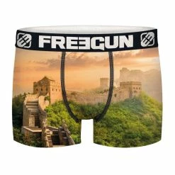 FREEGUN Lot De 4 Boxers Homme En Polyester Recyclé Landscape 11 FREEGUN Lot De 4 Boxers Homme En Polyester Recyclé Landscape -Magasin de vente Relife B2CD 2888