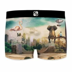 FREEGUN Boxer Homme Surealist Skate And Surf Elephant -Magasin de vente Relife B2CD 291