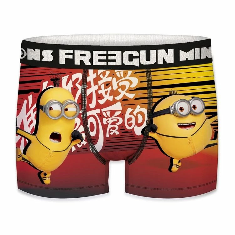 FREEGUN Lot De 4 Boxers Homme Les Minions Despicable Me 5 FREEGUN Lot De 4 Boxers Homme Les Minions Despicable Me – Image 3