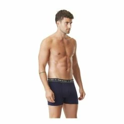 SERGE BLANCO Lot De 2 Boxers Coton Homme Colored Class' -Magasin de vente Relife B2CD 3052