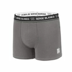 SERGE BLANCO Lot De 2 Boxers Coton Homme Colored Class' -Magasin de vente Relife B2CD 3054