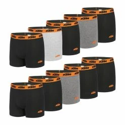 KTM Lot De 10 Boxers Coton Homme KTM