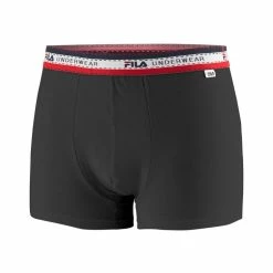 FILA Lot De 4 Boxers Coton Homme FU5059 Uni -Magasin de vente Relife B2CD 3100