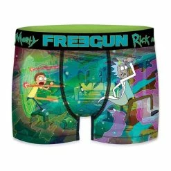 FREEGUN Lot De 5 Boxers Homme Rick And Morty Portal -Magasin de vente Relife B2CD 312