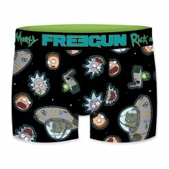 FREEGUN Lot De 5 Boxers Homme Rick And Morty Portal -Magasin de vente Relife B2CD 313