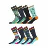 FREEGUN Lot De 8 Paires De Chaussettes Fantaisie Tropic -Magasin de vente Relife B2CD 3131