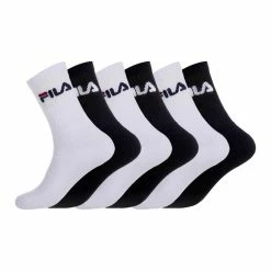 FILA Lot De 6 Paires De Chaussettes Tennis Homme
