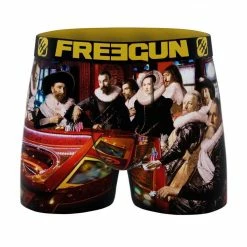FREEGUN Lot De 4 Boxers Homme Art Attack -Magasin de vente Relife B2CD 3143