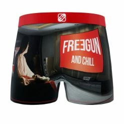 FREEGUN Lot De 4 Boxers Homme Art Attack -Magasin de vente Relife B2CD 3146