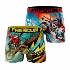 FREEGUN Lot De 2 Boxers Homme Winter Sport