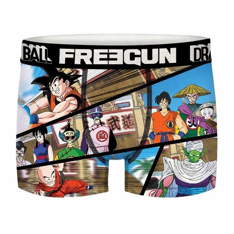 FREEGUN Lot De 3 Boxers Homme Dragon Ball Saiyen 6 FREEGUN Lot De 3 Boxers Homme Dragon Ball Saiyen – Image 4