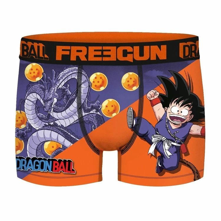 FREEGUN Lot De 3 Boxers Homme Dragon Ball Saiyen 7 FREEGUN Lot De 3 Boxers Homme Dragon Ball Saiyen – Image 5