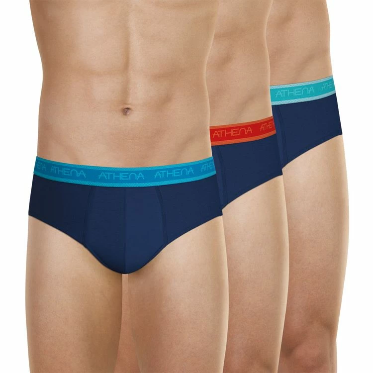 Athena Lot De 3 Slips Homme Easy Bio 3 Athena Lot De 3 Slips Homme Easy Bio