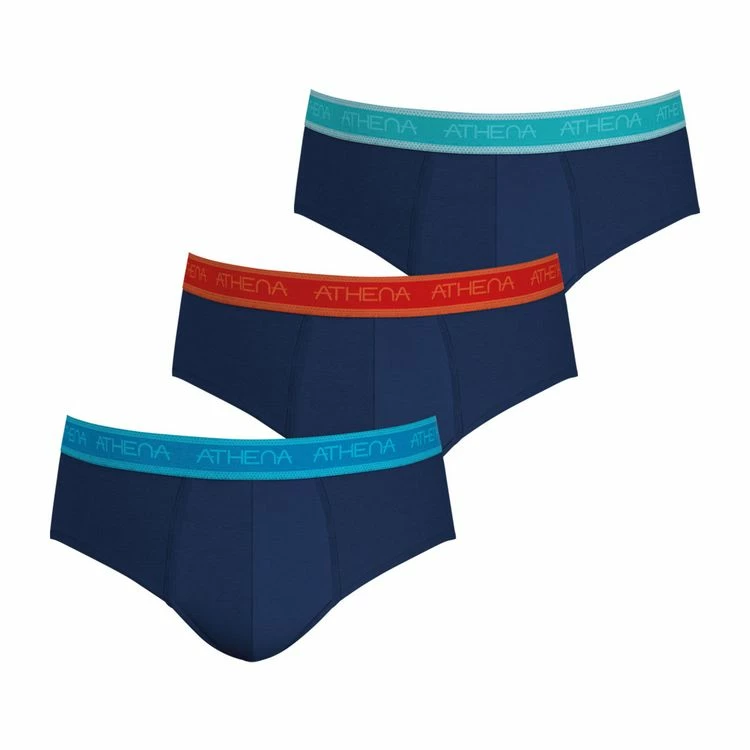 Athena Lot De 3 Slips Homme Easy Bio 4 Athena Lot De 3 Slips Homme Easy Bio – Image 2