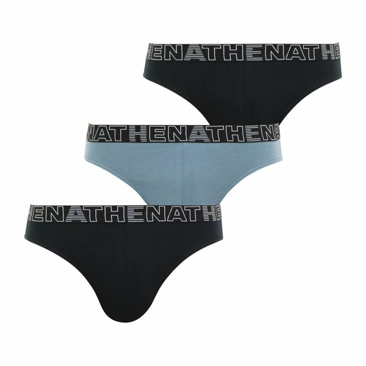 Athena Lot De 3 Slips Homme Basic Color 4 Athena Lot De 3 Slips Homme Basic Color – Image 2