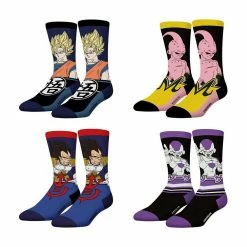 FREEGUN Lot De 8 Paires De Chaussettes Dragon Ball Z Homme -Magasin de vente Relife B2CD 3214