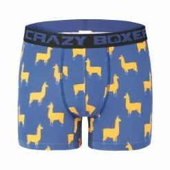 CRAZY BOXERS Boxer Homme Coton Bio Gots Lama -Magasin de vente Relife B2CD 3219