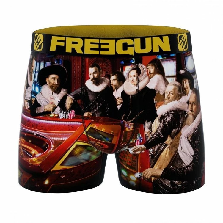 FREEGUN Lot De 6 Boxers Homme Art Attack 8 FREEGUN Lot De 6 Boxers Homme Art Attack – Image 6
