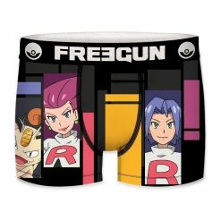 FREEGUN Lot De 5 Boxers Homme Pokémon -Magasin de vente Relife B2CD 3243
