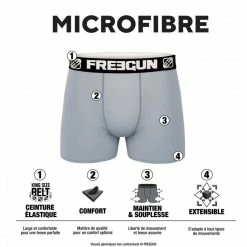 FREEGUN Boxer Microfibre Homme Basketball 4 FREEGUN Boxer Microfibre Homme Basketball -Magasin de vente Relife B2CD 3291