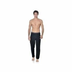 SERGE BLANCO Ensemble Pyjama Long Homme T-shirt Col V Bicolore Gan -Magasin de vente Relife B2CD 3346