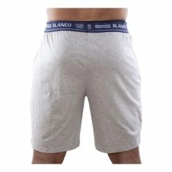 SERGE BLANCO Ensemble Homme Pyjama Court T-shirt Col Tunisien -Magasin de vente Relife B2CD 3382