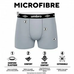 UMBRO Lot De 4 Boxers Homme Imprimé Sublimation 9 UMBRO Lot De 4 Boxers Homme Imprimé Sublimation -Magasin de vente Relife B2CD 343