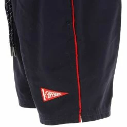 SUPERDRY Short De Bain Superdry Varsity Nv Swim Short Bleu 98572 -Magasin de vente Relife B2CD 3469