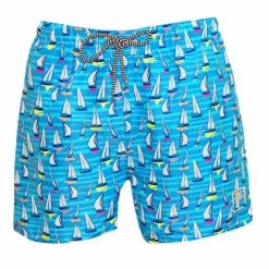 SUN PROJECT Short De Bain Bleu Homme Sun Project Voile