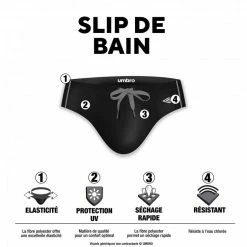UMBRO Slip De Bain Homme Avec Surpiqûres Couleurs -Magasin de vente Relife B2CD 3519