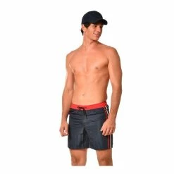 VONDUTCH Boardshort Homme Bicolore Avec Bandes Latérales