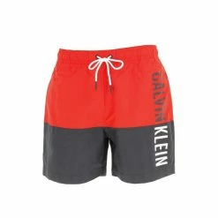 Calvin Klein Short De Bain Calvin Klein Medium Drawstring Rouge 7-861