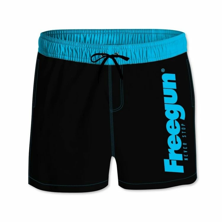 FREEGUN Boardshort Court Homme Avec Ceinture Demi-élastiquée 3 FREEGUN Boardshort Court Homme Avec Ceinture Demi-élastiquée