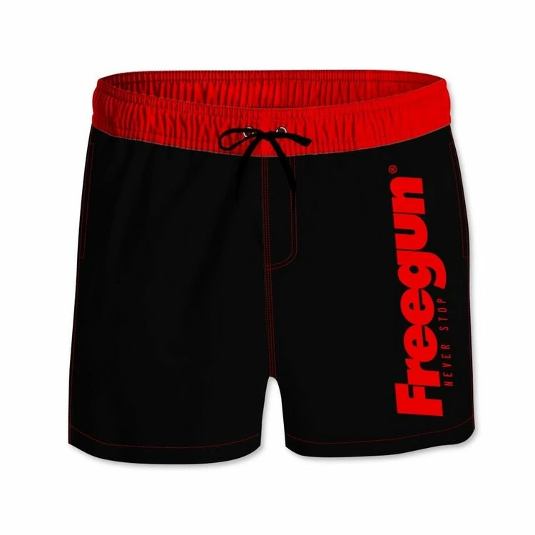 FREEGUN Boardshort Court Homme Avec Ceinture Demi-élastiquée 3 FREEGUN Boardshort Court Homme Avec Ceinture Demi-élastiquée
