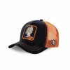 CAPSLAB Casquette Dragon Ball Z Goku Saiyan Noir Et Orange -Magasin de vente Relife B2CD 3931