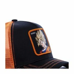 CAPSLAB Casquette Dragon Ball Z Goku Saiyan Noir Et Orange -Magasin de vente Relife B2CD 3933