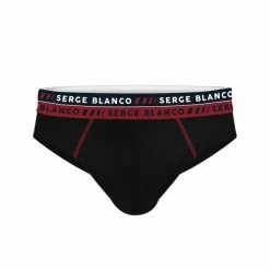 SERGE BLANCO Lot De 4 Slips Homme En Coton French -Magasin de vente Relife B2CD 397