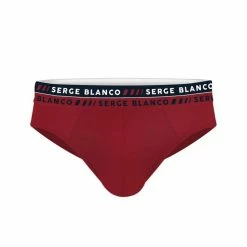 SERGE BLANCO Lot De 4 Slips Homme En Coton French -Magasin de vente Relife B2CD 398
